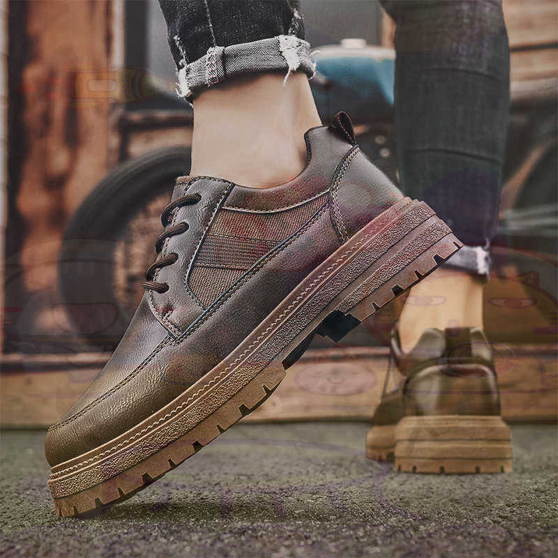 Dark Natural Leather Fashion T - огляд і ціна Formal Men Daily Wear Footwear