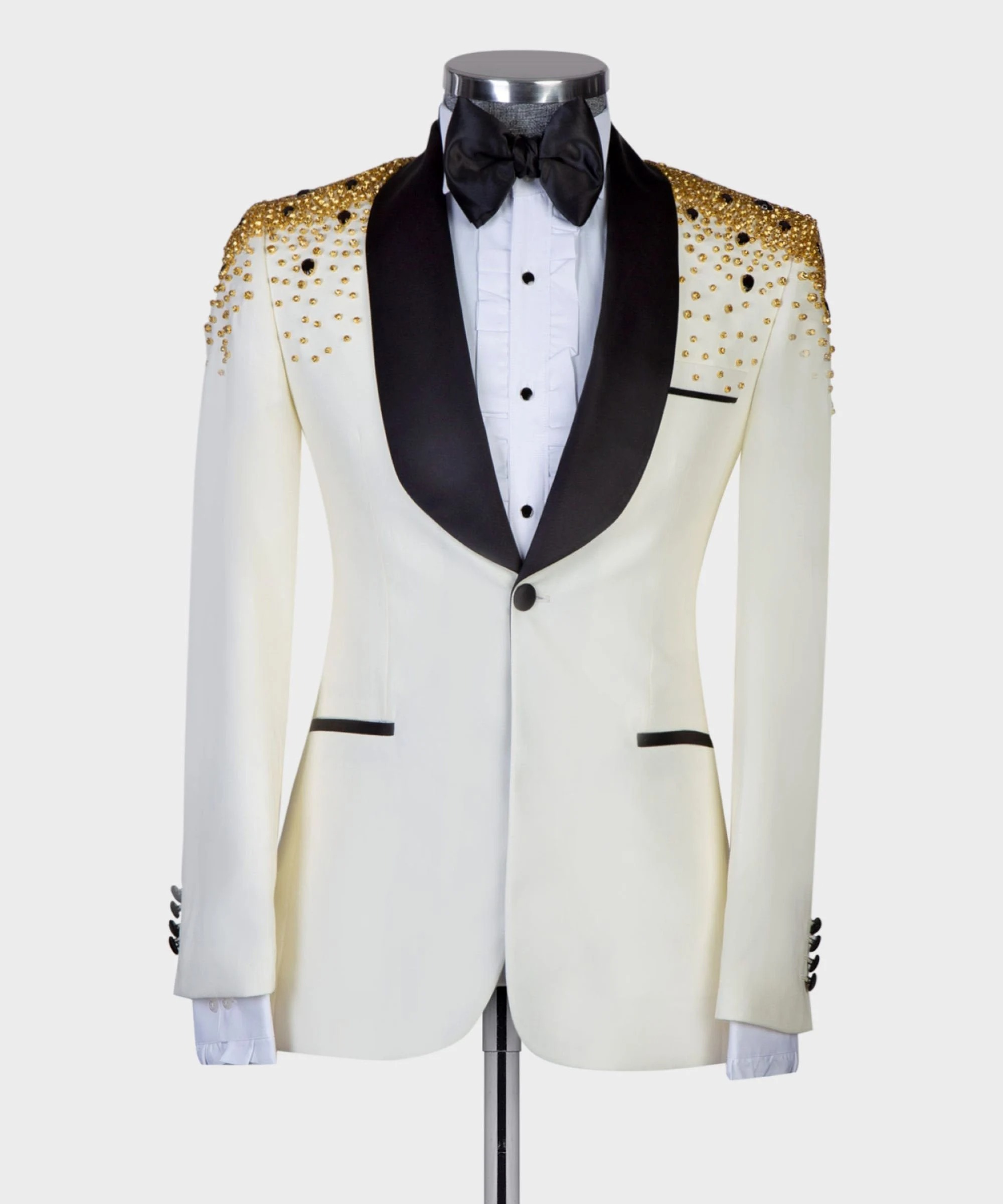 Man Luxury Crystals Beaded Sui - огляд і ціна Men Formal Wear Modern