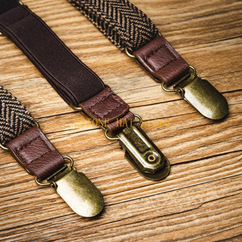 49MF 3 Clip Men Suspenders Ela - огляд і ціна Men'S Formal Wear With Suspenders