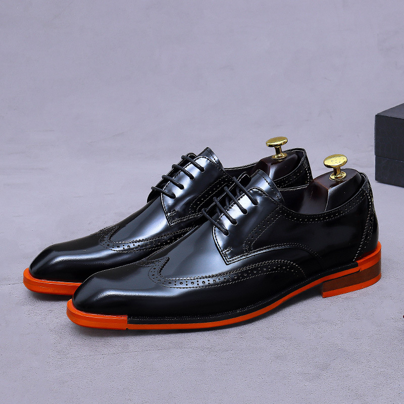 Men's Genuine Leather Oxfords  - огляд і ціна Formal Men Daily Wear Footwear