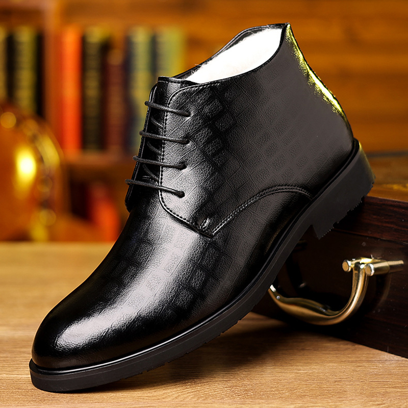 Men's British Style 2025 Winte - огляд і ціна Men Formal Wear With Boots