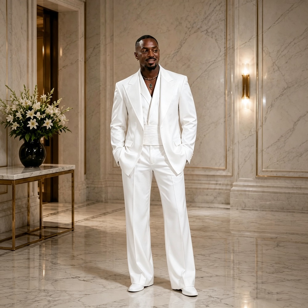 Modern Slim Fit Wedding Tuxedo - огляд і ціна Men Formal Wear Modern