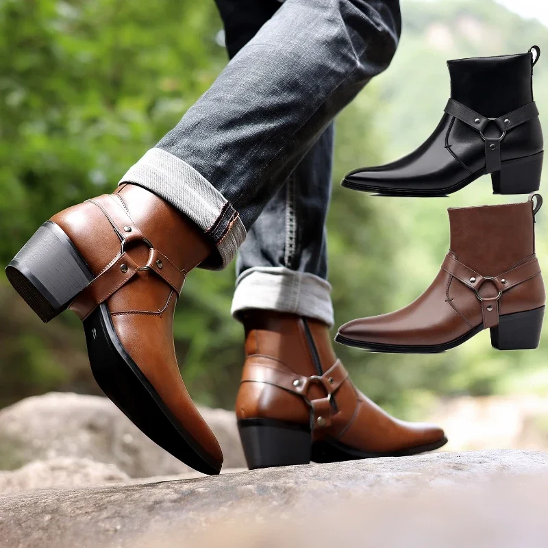 Men's Boots Fashion Designer C - огляд і ціна Men Formal Wear With Boots